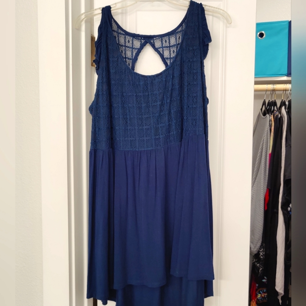 Blue Torrid Tank Top Size 2